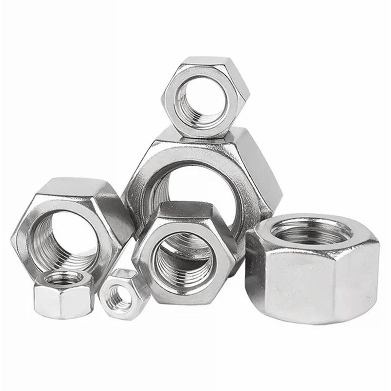 Instockbolts صواميل سداسية، 3/8"-16 من الفولاذ المقاوم للصدأ 304 (18-8) صمولة سداسية، 25 قطعة - Image 3